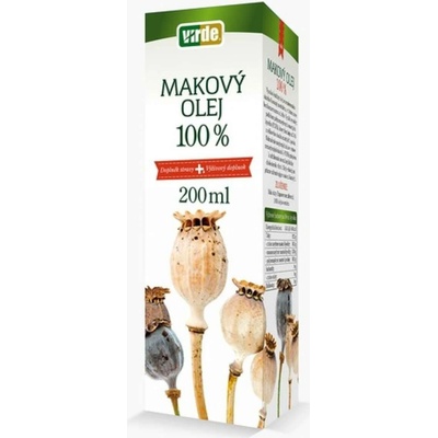 Virde Makový olej 100% 200 ml