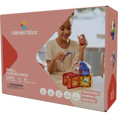 Cleverclixx Curved Pack Pastel 34 ks