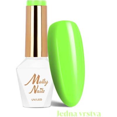 Molly Nails Vivid Vibes Toxic Lime Gel Polish No 282 8 g