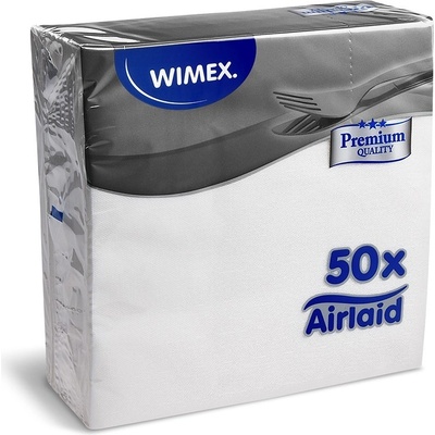 Wimex servítky Premium biele 40x40cm 50ks