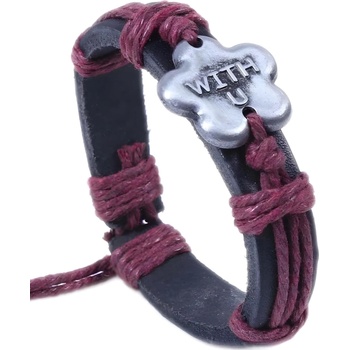 HARAHU Гривна go-33336 - Черна / Бордо kp33336 (go-33336)