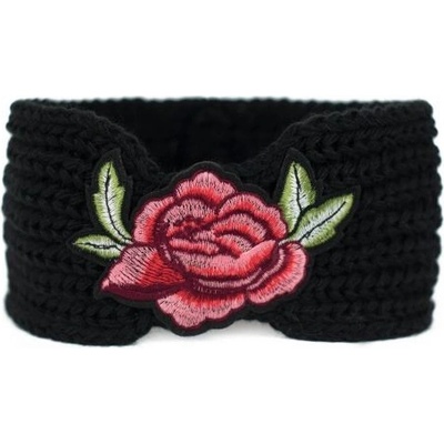 Artofpolo dámská pletená Flowers FAcz20821ss02 černá