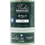 Rubio Monocoat Oil 2C Oyster - Двукомпонентно масло за вътрешна употреба 0.39л (3143)
