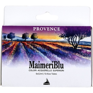 Maimeri Blu Комплект акварелни бои Provence 6 x 12 ml (M1698055)