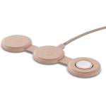 Satechi OntheGo 3-in-1 Wireless Charger - Desert Rose (ST-QTG31R) - istyle