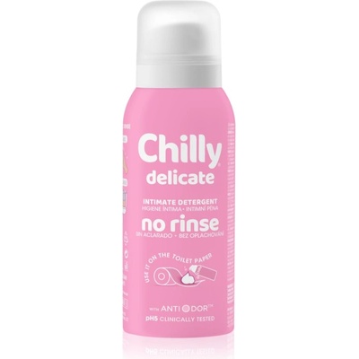 Chilly Delicate No Rinse нежна почистваща пяна за интимна хигиена 100ml