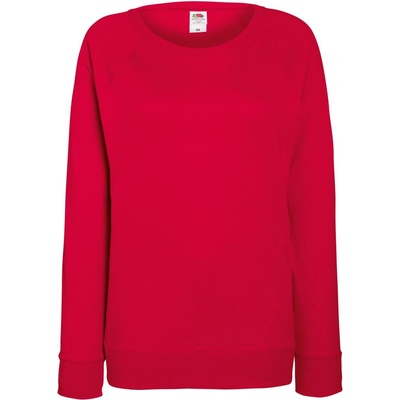 Fruit of the Loom COTT | FOL | Суитшърт Lady-Fit LW Raglan, червен, XS (16214600400)