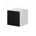 Cama meble Cama пълен шкаф за съхранение ROCO RO5 37/37/39 бял/бял/черен (RO5 BI/BI/CZ)