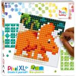 Pixelhobby Мозайка с пиксели XL, Pixelhobby, 23x23 пиксела - Динозавър Трицератопс (41040-Dino2)