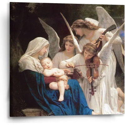 Sablio Obraz Panna s anjelmi - William-Adolphe Bouguereau - 50x50 cm