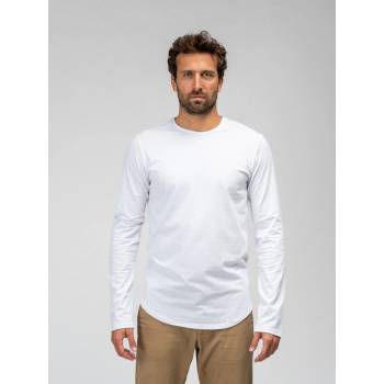 TallGuys pánský prodloužený dlouhý rukáv óčko Pure white