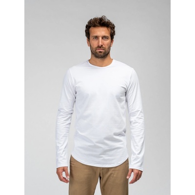 TallGuys pánský prodloužený dlouhý rukáv óčko Pure white