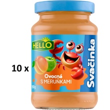 Hello ovocná desiata marhuľa 10 x 190 g