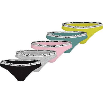 000QD5208E panties 5 units - Multicolor (Blk / Gryhtr / Bf Pk / Lvly Tl / Kwl Lm)