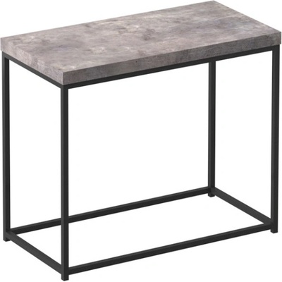 Kondela Příruční stolek TENDER, černá / beton