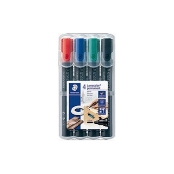 Image 1 of STAEDTLER Маркер Staedtler Lumocolor Permanent, кръгъл връх 2, 0 мм, асортимент (4) (352 WP4)
