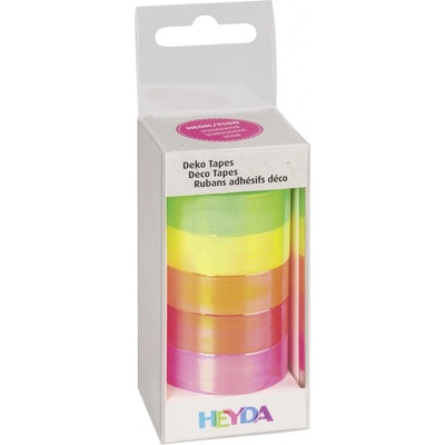 Heyda lepicí papírová neon duhová 5 ks – Sleviste.cz