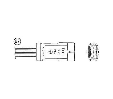 Lambda sonda NGK OZA660-EE35