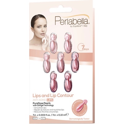 Equilibra Perlabella Lips and Lip Contour sérum na rty 7 x 0,10 ml