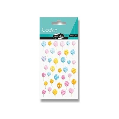 Maildor Samolepky 3D Cooky Balónky