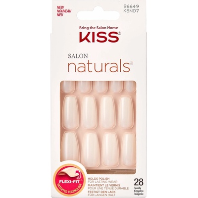 KISS Salon Natural Walk On Air umelé nechty 28 ks
