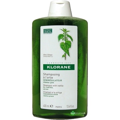 Klorane šampon pro mastné vlasy Ortie 400 ml