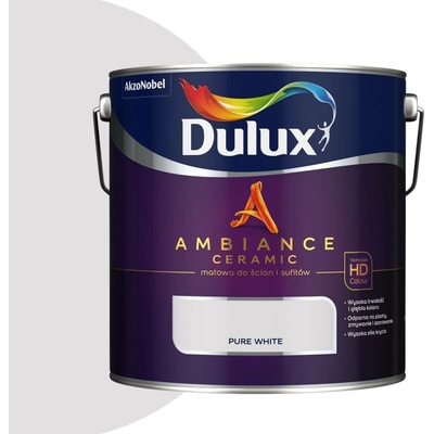 Dulux na stěny keramická Ambiance Ceramic Pure White 2,5L