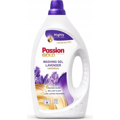 Passion Gold Prací gél Universal Lavender 3,52 l 88 PD
