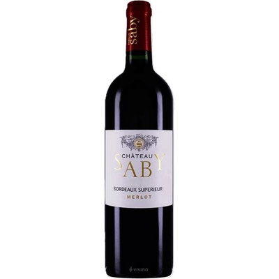 Château Saby Bordeaux Supérieur 2021 13,5% 0,75 l (holá láhev)