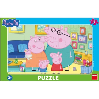 Dino - Puzzle Peppa in the living room - 1 - 39 piese