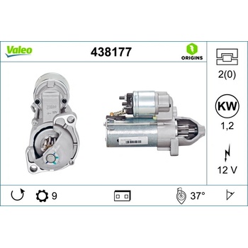 VALEO Štartér 438177
