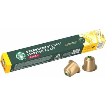 Starbucks Кафе капсули STARBUCKS Blonde Espresso Roast Decaf, 10 напитки (6222019)