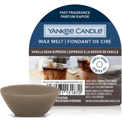 Yankee Candle Vanilla Bean Espresso Vosk do aromalampy 22 g – Zboží Dáma