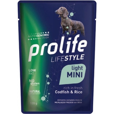 Zoodiaco Prolife Dog Lifestyle Light Mini Treska s ryžou 100 g