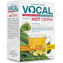 Vocal Hot drink s příchutí med&citron sáčky 10 ks