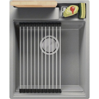 Image 1 of Твоят Стил Сива гранитна кухненска мивка Осло 45 Премиум 430 x 530 мм