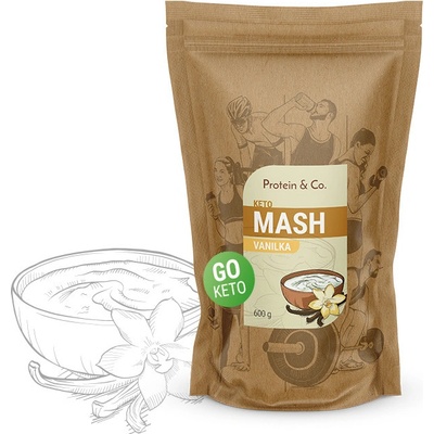 Protein&Co. Keto mash proteinová dietní kaše 600 g