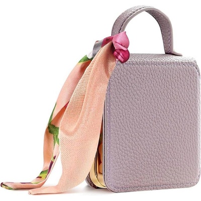 GKK Луксозен Калъф с Огледало за Samsung Z Flip 7, PU Leather Case, Лилав (5966011759272)