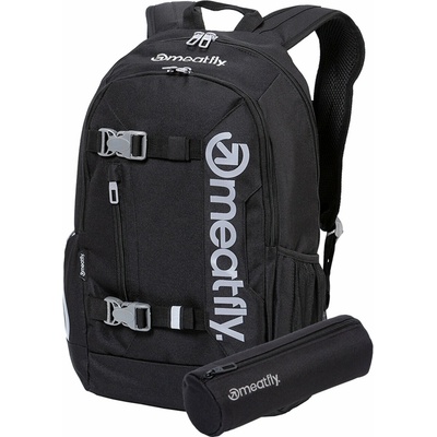 Meatfly Basejumper 22 l Black + penál ZDARMA