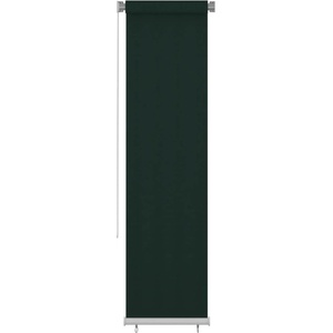 vidaXL Външна ролетна щора, 65(Ш)x230(В) см, тъмнозелена, HDPE (312822)