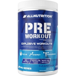 ALLNUTRITION Pre-Workout | Explosive Workouts [600 грама] Плодов Пунш