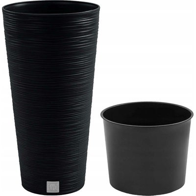 Prosperplast Květináč FURU SLIM 25 cm antracit