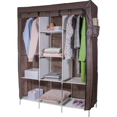 HomeLife TextilHome XXL 126 x 160 x 45 cm hnedá