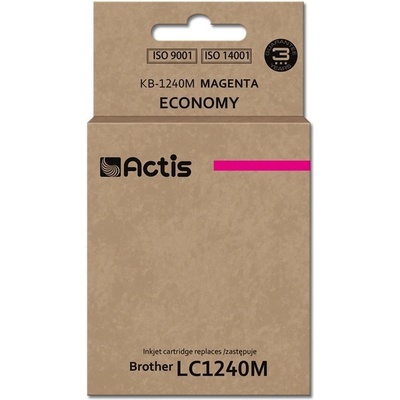 Compatible KB-1240M ink for Brother printer; Brother LC1240M/LC1220M replacement; Standard; 19 ml; magenta (KB-1240M)