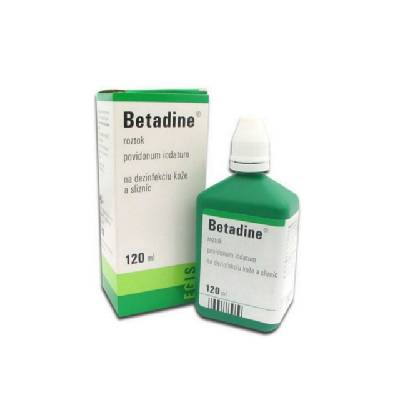 Betadine 100mg/ml roztok 120ml