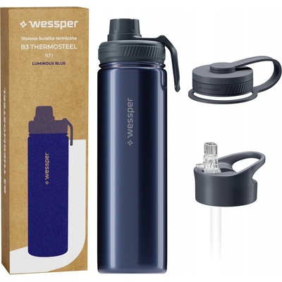 Wessper B3 THERMOSTEEL 700 ml Luminous blue