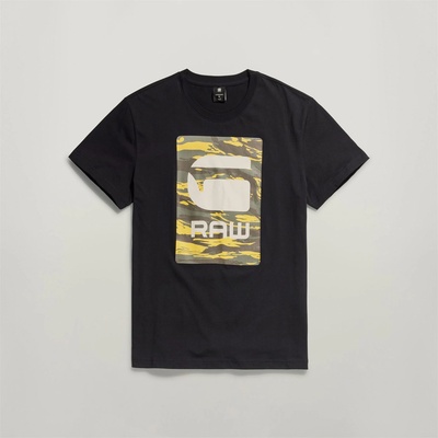 G Star Тениска G Star Camo Box Graphic T-Shirt - Dk Black