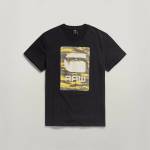 G Star Тениска G Star Camo Box Graphic T-Shirt - Dk Black