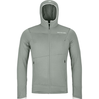 Ortovox Мъжко вълнено яке Ortovox Fleece Light Hoody Fleece jacket - Green Sage (005-5249-1411)