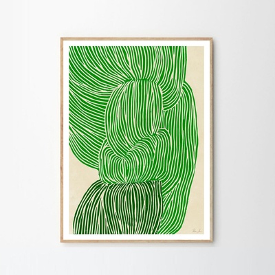 The Poster Club Plagát Green Ocean by Rebecca Hein 30x40